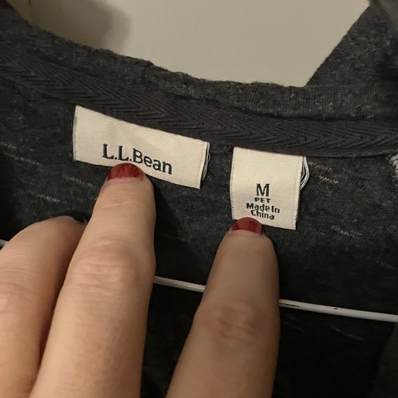 LL Bean quilted full-zip hoodie - Picture 7 of 9
